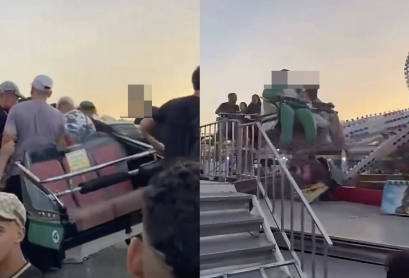 سقوط مقصورة "أرجوحة معلقة" بطنجة يخلف إصابات متفاوتة ويثير الهلع